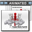 People Puzzle Tool Kit - PowerPoint Template