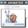 Funny Easter Bunny - PowerPoint Template
