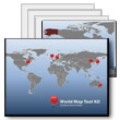 World Map Tool Kit - PowerPoint Template