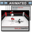 Knock Out Competition PowerPoint template