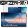 Vital Organ Lungs PowerPoint template
