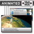 World Communication PowerPoint template