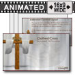 Clothed Easter Cross - PowerPoint Template
