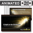 Light In Darkness - PowerPoint Template