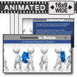 Teamwork In Motion - PowerPoint Template