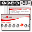 Red Leader PowerPoint template
