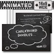 Chalkboard Doodles PowerPoint template