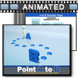 Point A To B PowerPoint template