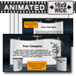Advertising Booth Display PowerPoint template