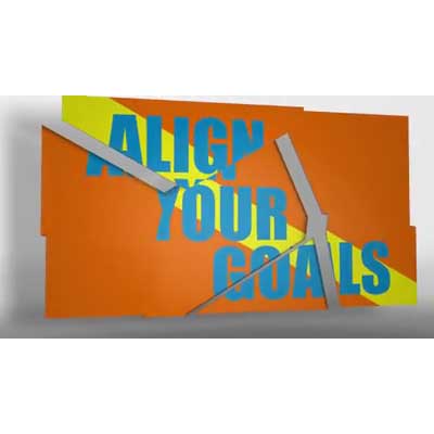 Aligned Fragments Custom Video Background