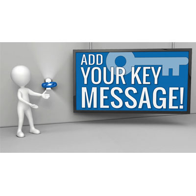 Custom Key Presentation Message Video Background