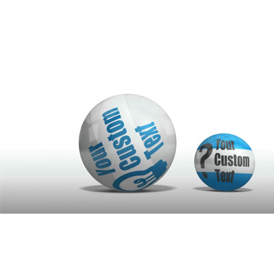 Bigger Custom Ball Knockout Smaller Video Background