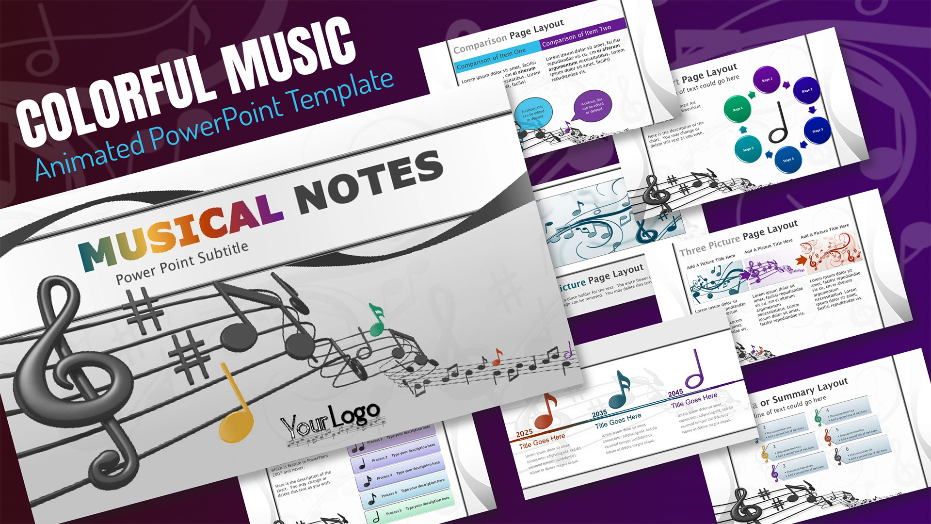 music templates for powerpoint