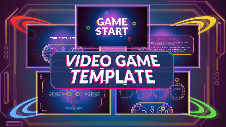 Video Game PowerPoint Template | PresenterMedia