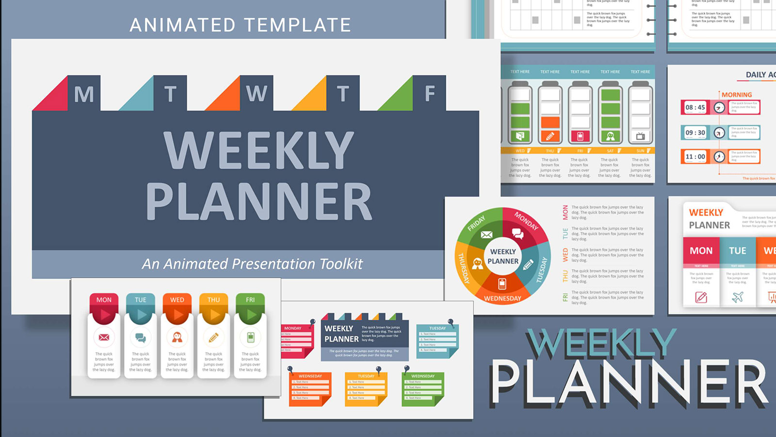 Time management PowerPoint template and Keynote Slide