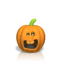 bouncing pumpkins animated clipart