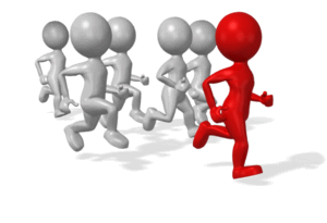 Animated gif sample: Red Leader Running The Race