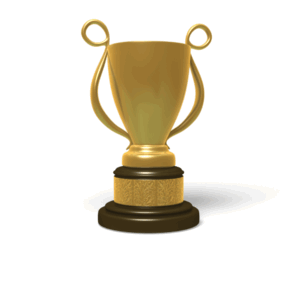 Animated gif sample: Animated Gold Trophy Cup