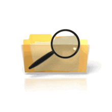 &lt;p&gt;An animation of a single file folder being searched with a black magnifying glass. This animated image is perfect for illustrating search or research.&lt;/p&gt;