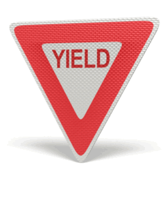 Yield Sign Spinning | 3D Animated Clipart for PowerPoint -  PresenterMedia.com