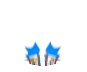 Animated gif sample: Ribbon Poles God Bless America