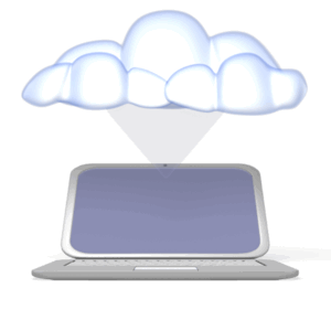 Animated gif sample: Cloud Computer Download
