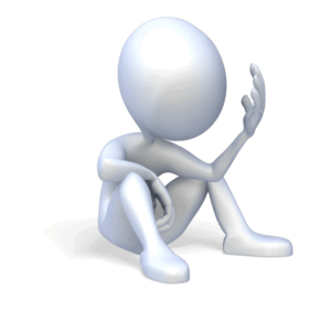 Animated gif sample: Stick Figure Sitting Confused