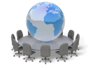 Animated gif sample: World Conference Table Anim