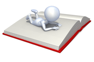 Animated gif sample: Reading A Book