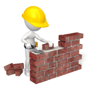 Animated gif sample: Building Brick Wall