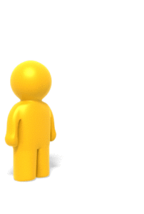 Animated gif sample: 3D Stick Figure Answer or Question Bubbl