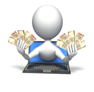 Animated gif sample: Internet Riches Rupee