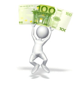 Animated gif sample: Happy Money Euro