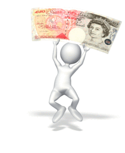Animated gif sample: Happy Money Pound