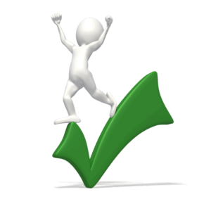 Animated gif sample: Check Mark Celebration