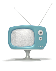 Animated gif sample: Fuzzy Retro Tv Screen