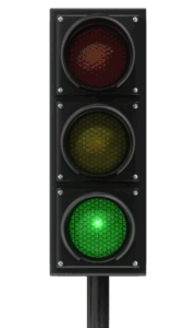 Animated gif sample: Traffic Lights Changing Colors