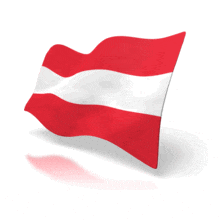 An animated flag of Austria.