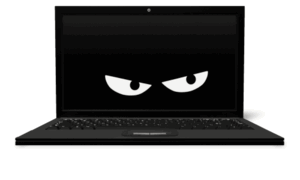 Animated gif sample: Black Laptop Spy Watching