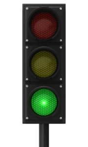Traffic Light Flash Green | 3D Animated Clipart for PowerPoint