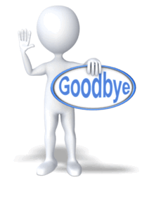 Animated gif sample: Stick Figure Holding Oval Sign Waving Go