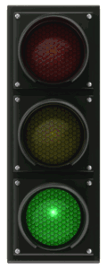 Animated gif sample: Traffic Lights Switching Colors