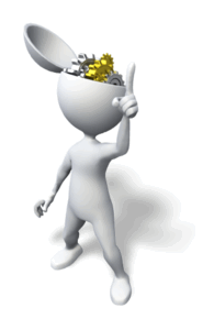 Animated gif sample: Stick Figure Standing Brilliant Idea