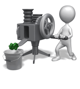 Animated gif sample: Cranking Out Little Money