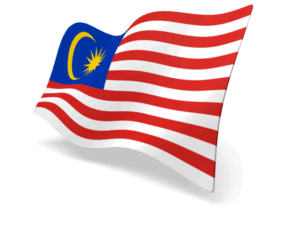 malaysia flag perspective anim