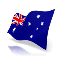 Australian Flag Flying | 3D Clipart for PowerPoint - PresenterMedia.com