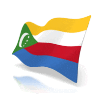 An animated flag of Comoros.