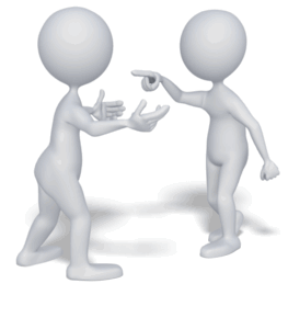 Animated gif sample: Stick Figure Heated Argument