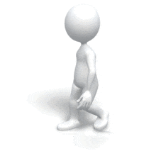 Figure Walking Into Sunset  Great PowerPoint ClipArt for Presentations 