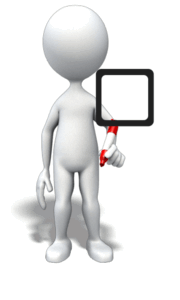 Animated gif sample: Stick Figure Drawing One Check Mark